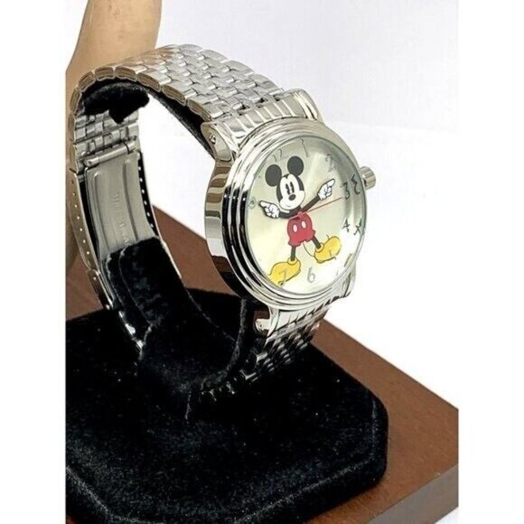 Disney Mickey Mouse Women\'s Watch WDS000684 Quartz Silver Dial Stainless Steel main image 12